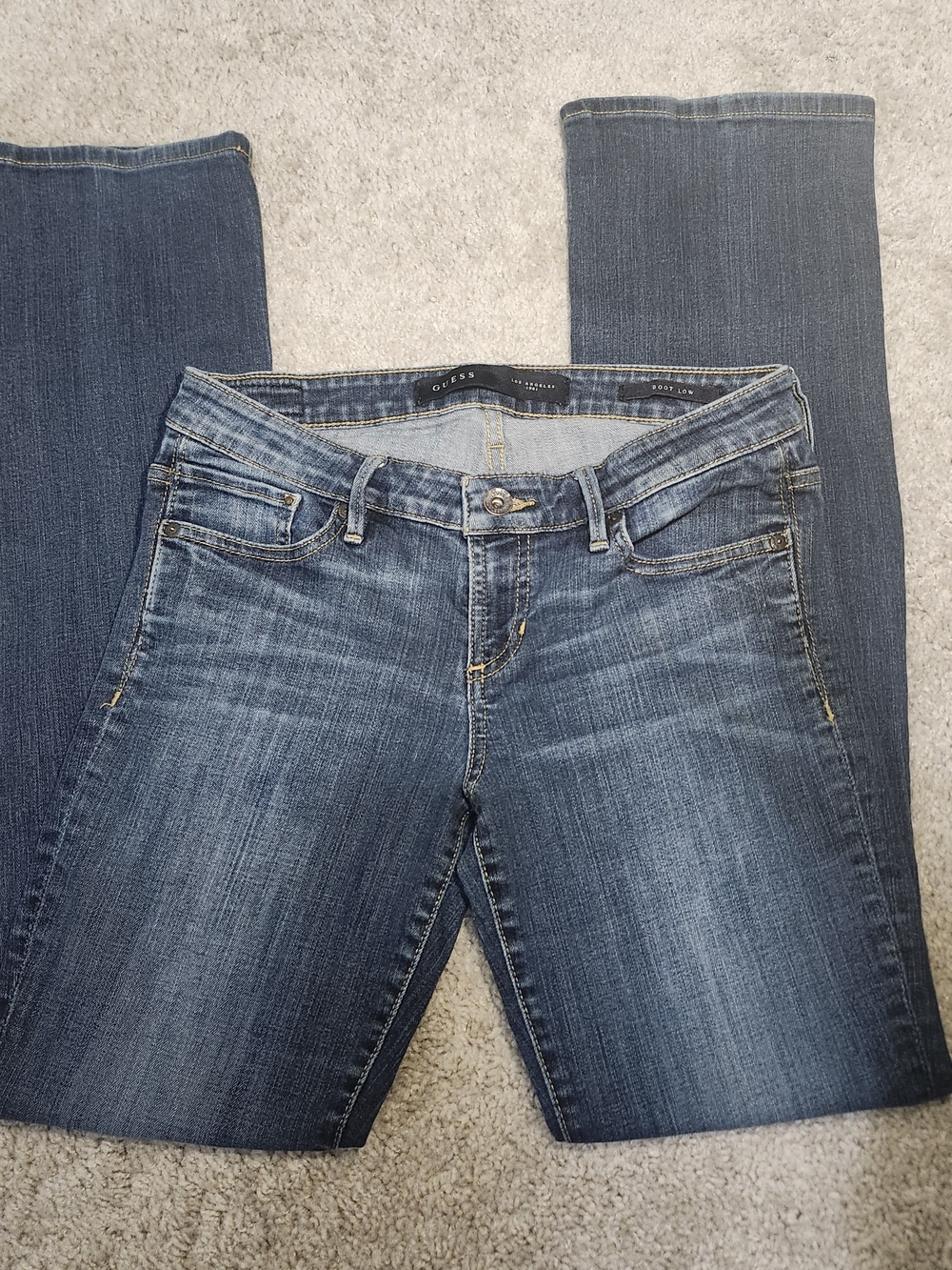 GUESS Women's Blue Denim Jeans